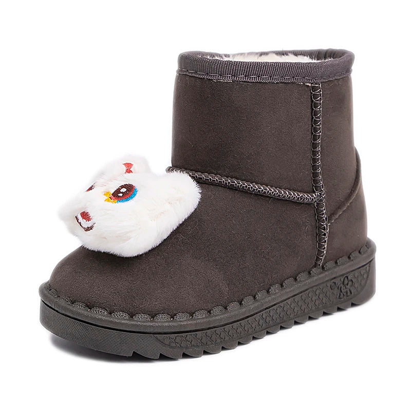 Kinder Winter Stiefel für Jungen Outdoor Neue Mädchen Schnee Stiefel Niedlichen Cartoon Mode Kausalen Kinder Outdoor Plüsch Stiefel Warme Vielseitig