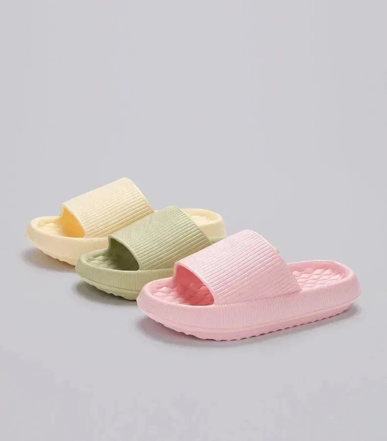 Frauen Dick Plattform Cloud Hausschuhe EVA Weich Sohle Kissen Slides Sommer Strand Flip Flops Frauen Rutschfest Badezimmer Heim Hausschuhe