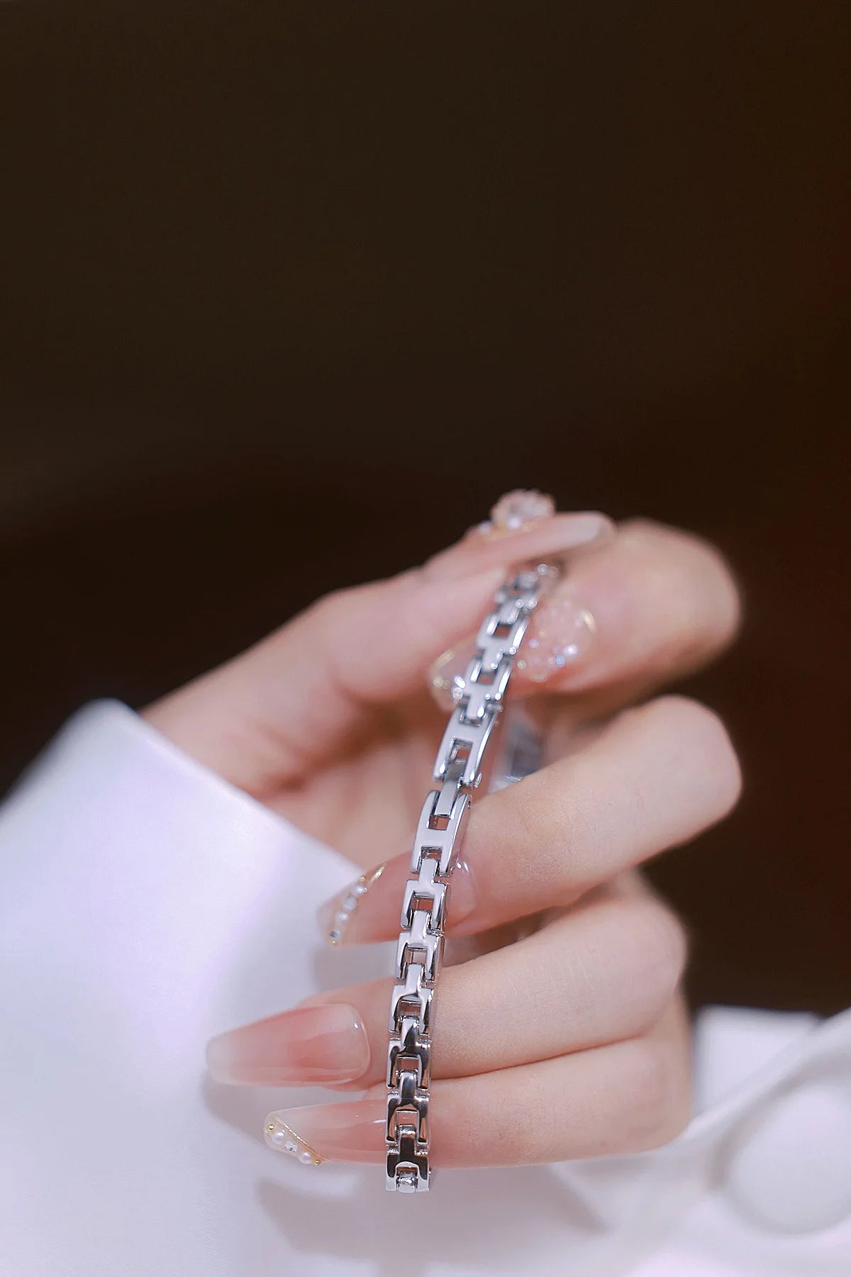 Womens Watch Luxury Fashion Quartz Wristwatches Colored Rhinestone Small Silver Bracelet Watches For Women Gifts