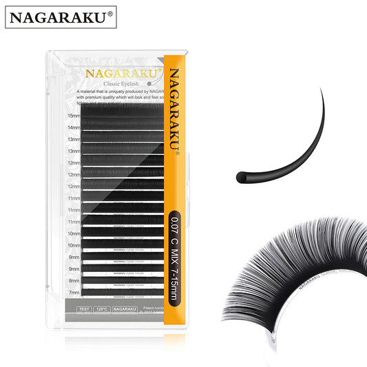Wimpernverlängerung 2025 - NAGARAKU Classic Mix 7-15mm Individual Lashes