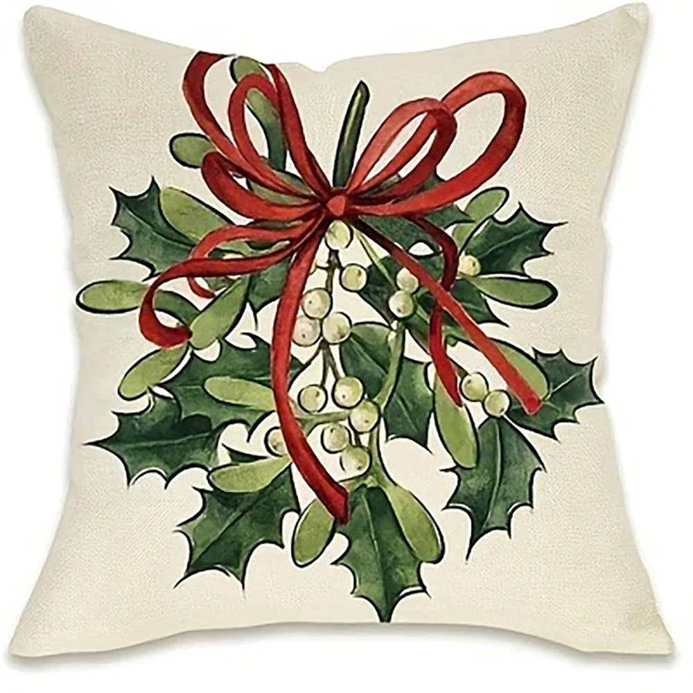 Merry Christmas holiday decoration pillow cover living room sofa car cushion cover home Bedroom room decoration New Year gift