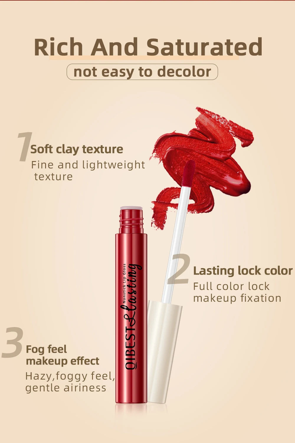 QIBEST Matte Liquid Lipstick