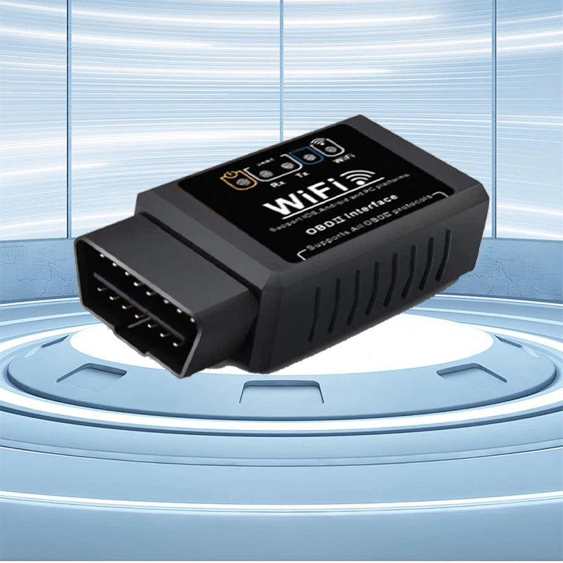 OBD II WIFI Scanner 2025 - ELM327 V1.5 Wireless Diagnosegerät - Automotive Fehlerdiagnose Einfach Bedienbar
