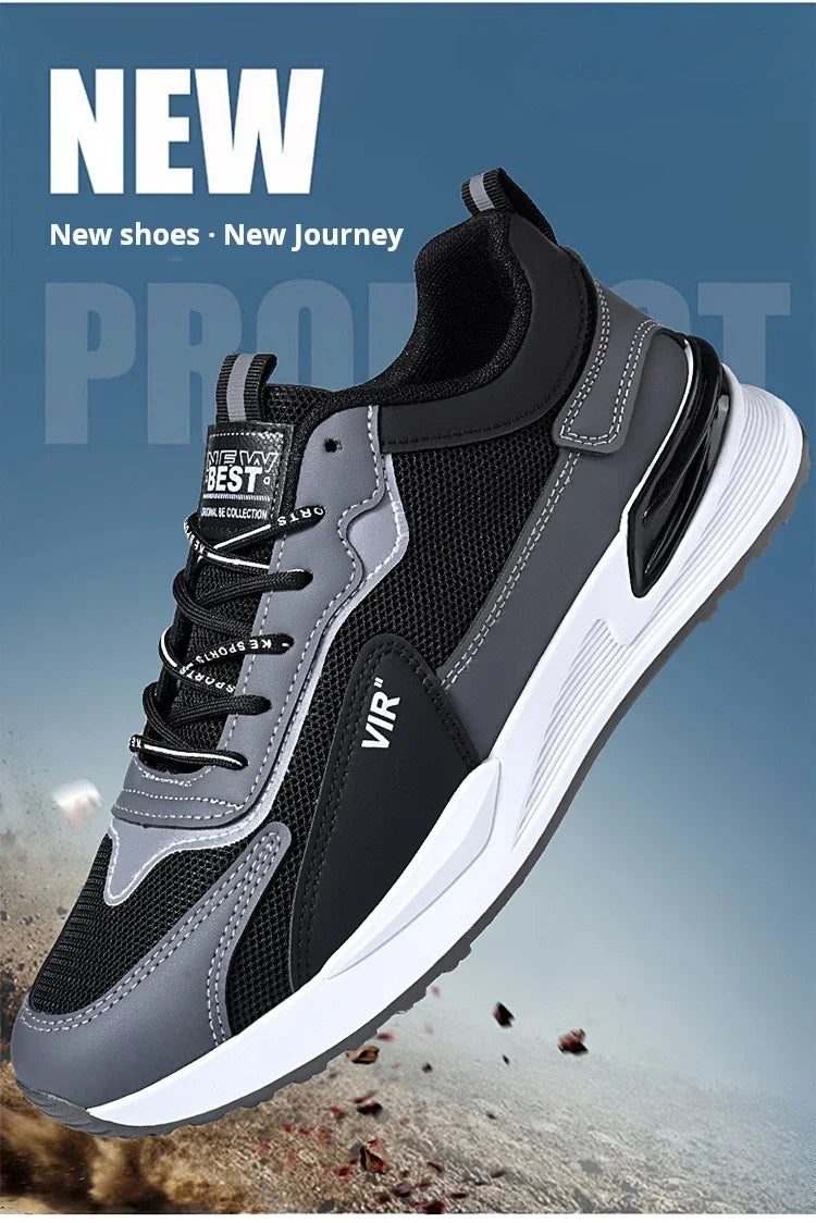 Men Shoes 2024 New Fashion Sneakers for Men Leather Shoes Comfort Lightweight Casual Shoes Outdoor WalkingFootwear
