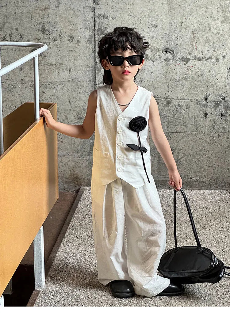 Kinder-Eleganz-Set 2025: Weiße Boutique-Kollektion - Premium Formal Wear