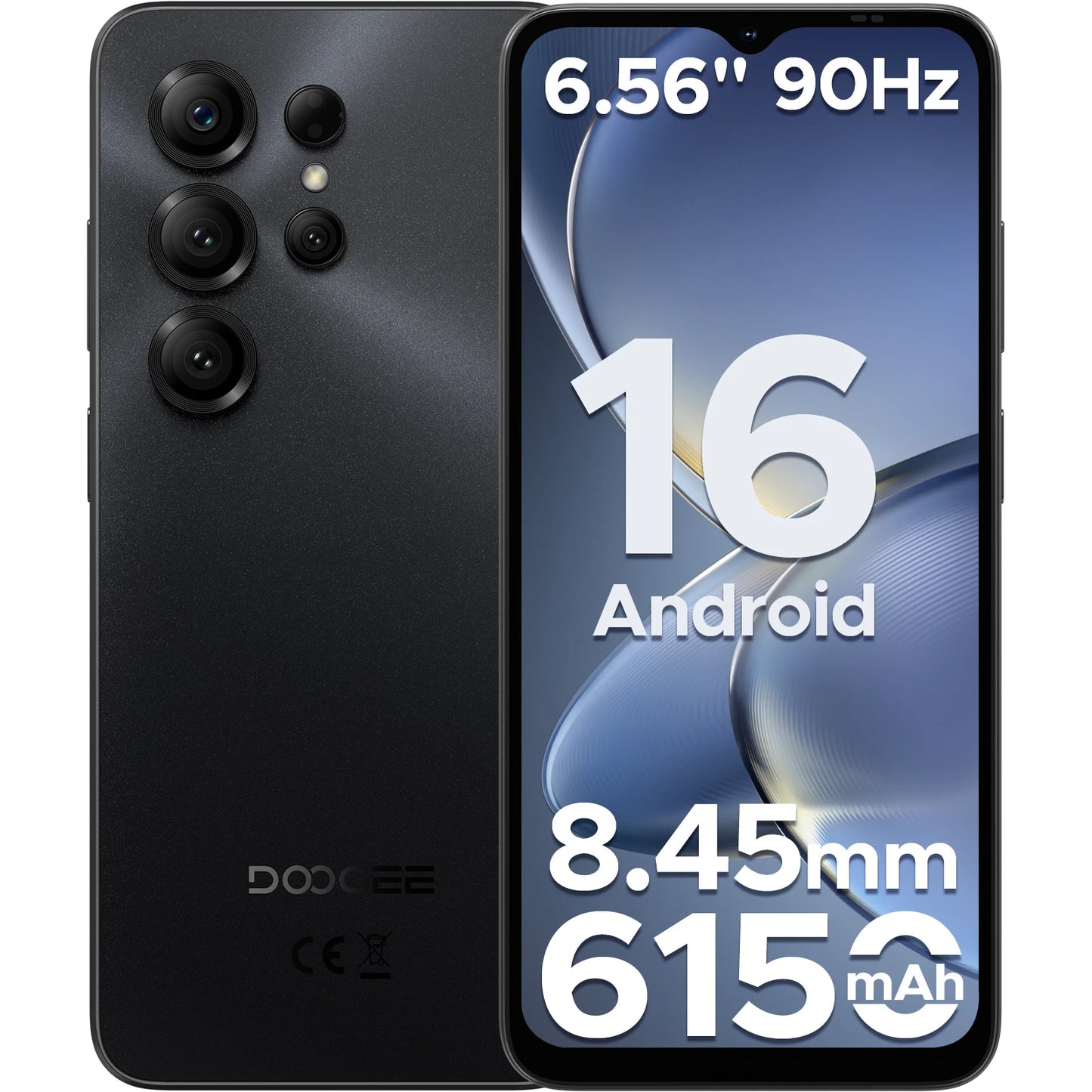 DOOGEE Note56X 6,56 Zoll Display - Akku 6150 mAh, CPU Unisoc SC9863A