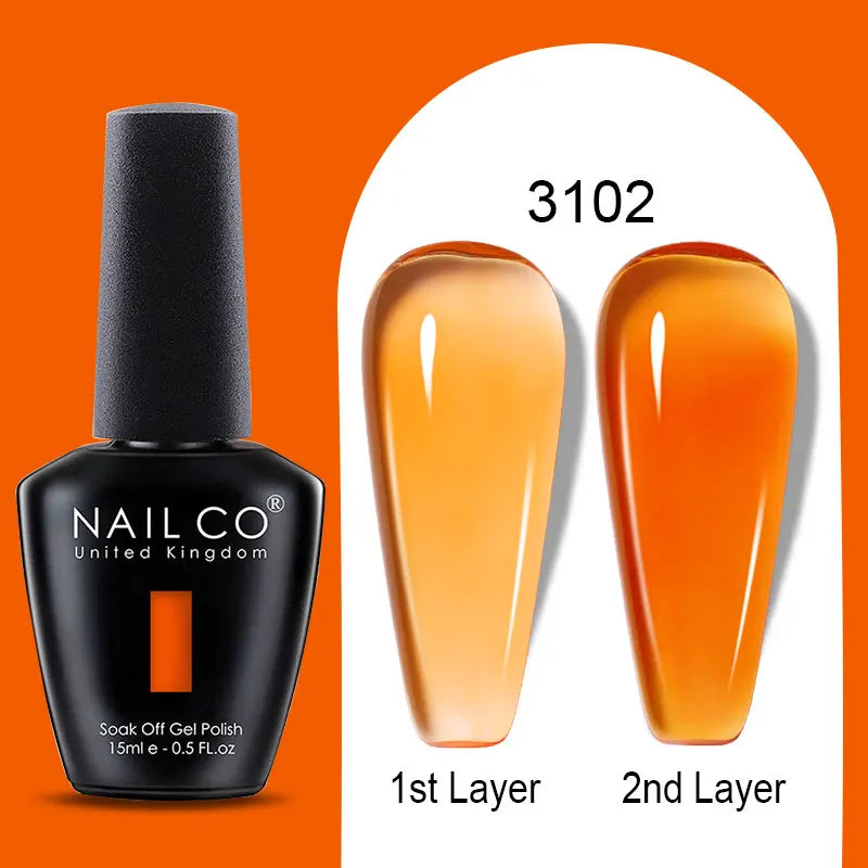 NailCO Gel Nail Polish Nail Art Translucent Vernis Semi Permanent UV LED Lamp Gel Manicure for Gel Polish Nail Glue Productos