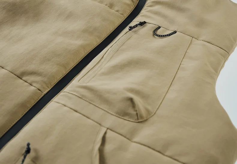 Mode 6XL Warme Fleece-Weste - Ärmellos, Polyester, Winter