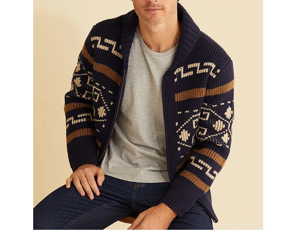Zhejiang Premium Kaschmir Strickcardigan - Wärmekomfort Kapazität Hoch, Leistung Warm, Größe XL