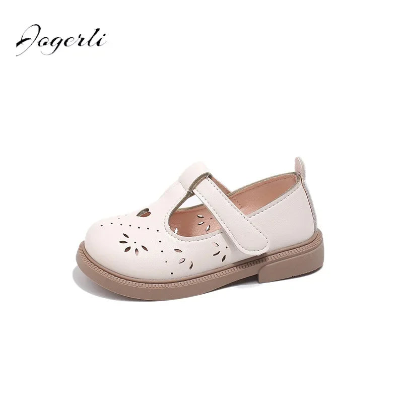 Mädchen Kleine PU Leder Schuhe 2025 - Frühling Sommer Baby Weiche Sohle - Prinzessin Einfarbig Casual Schul Loafer