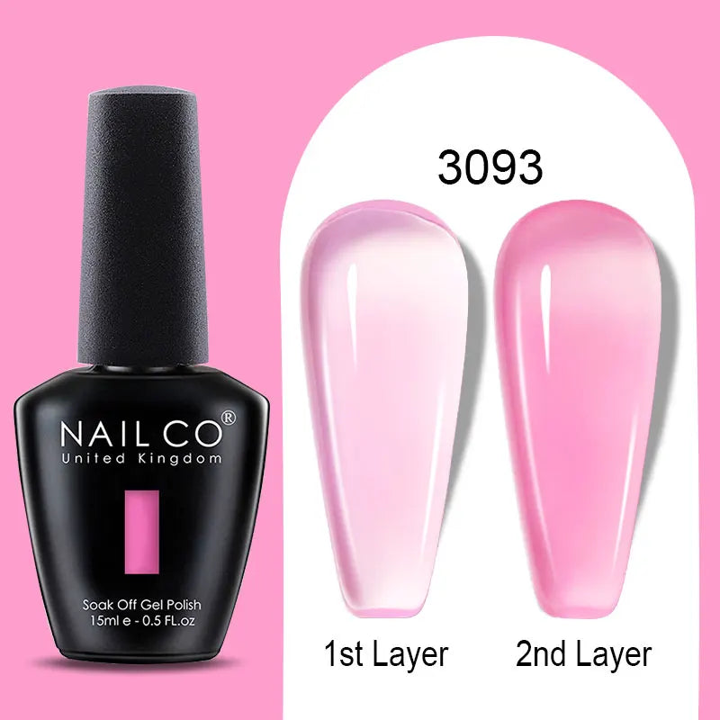 NailCO Gel Nail Polish Nail Art Translucent Vernis Semi Permanent UV LED Lamp Gel Manicure for Gel Polish Nail Glue Productos