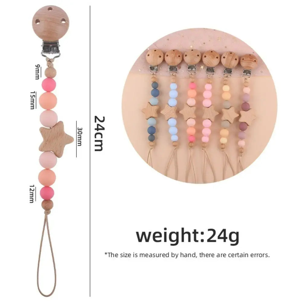 Cute Silicone Baby Pacifier Clips Silicone Pacifier Chain Nipple Bracket Holder For Nipples Toddler Toys Baby Shower Gift