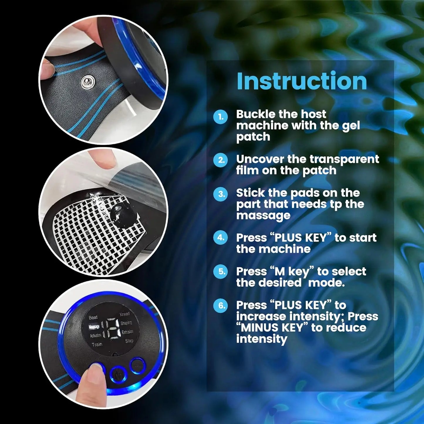 Nacken-Massagegerät 2025: Mini-Electric EMS Cervical - 8 Modes Collection