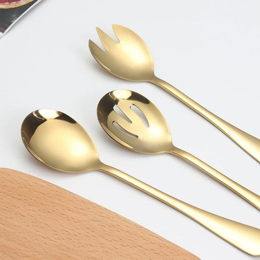 KüchenPro 3er Salatbesteck Edelstahl - 3 Stk 25 cm