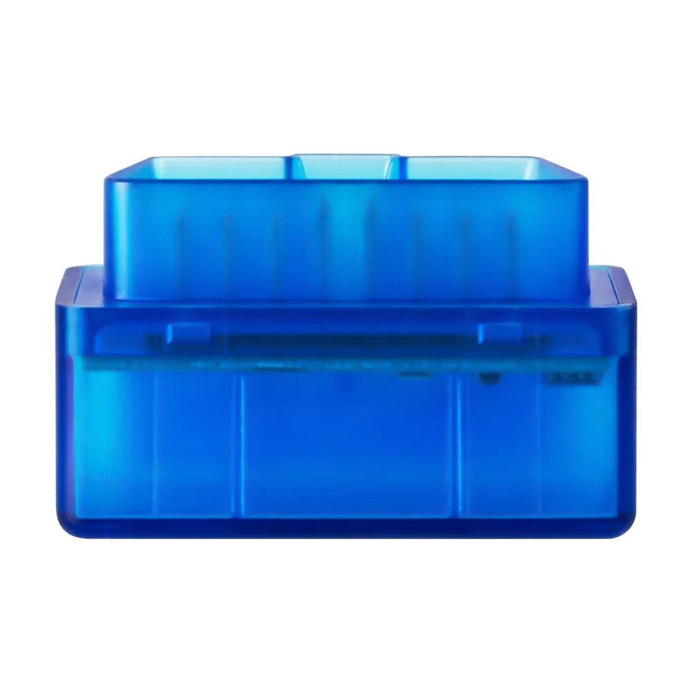 Mini ELM327 V2.1 Bluetooth Scanner 2025 - OBD2 Auto Diagnosegerät Android - Smart Scan Tool Blau