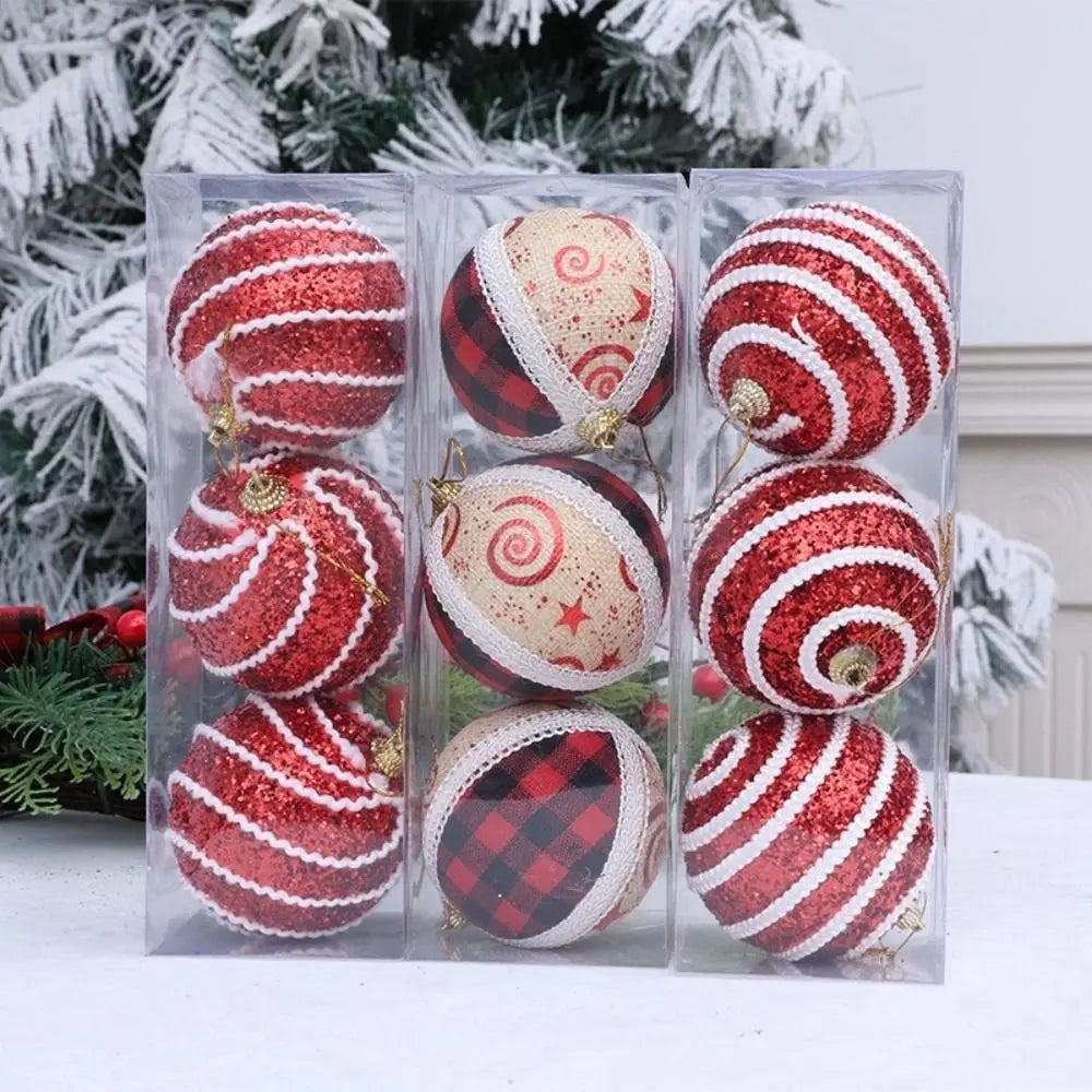 KugelGlanz Schaumstoffkugeln Glitzer - 2er Set, Durchmesser 8 cm