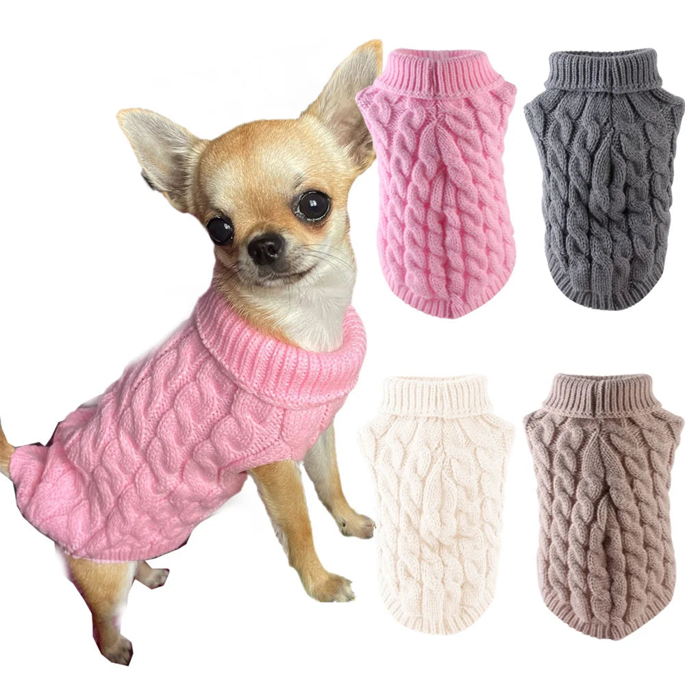 XLeiPet Classic Hundepullover Warm - Knit XS/S/M für Chihuahua