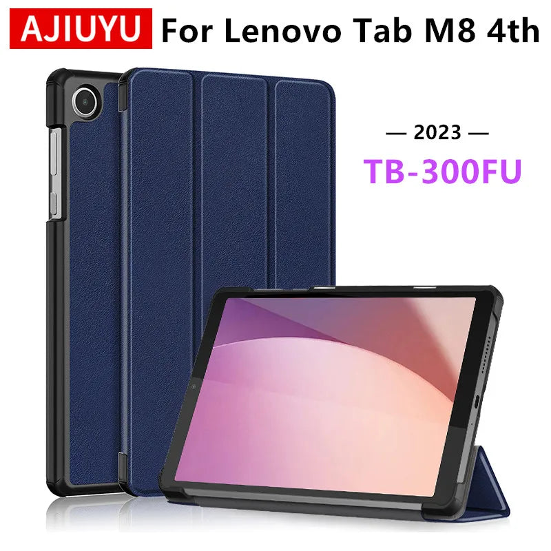 Ajiuyu Tab M8 Smart-Cover - 8" PU-Leder Tablet Stoßfest