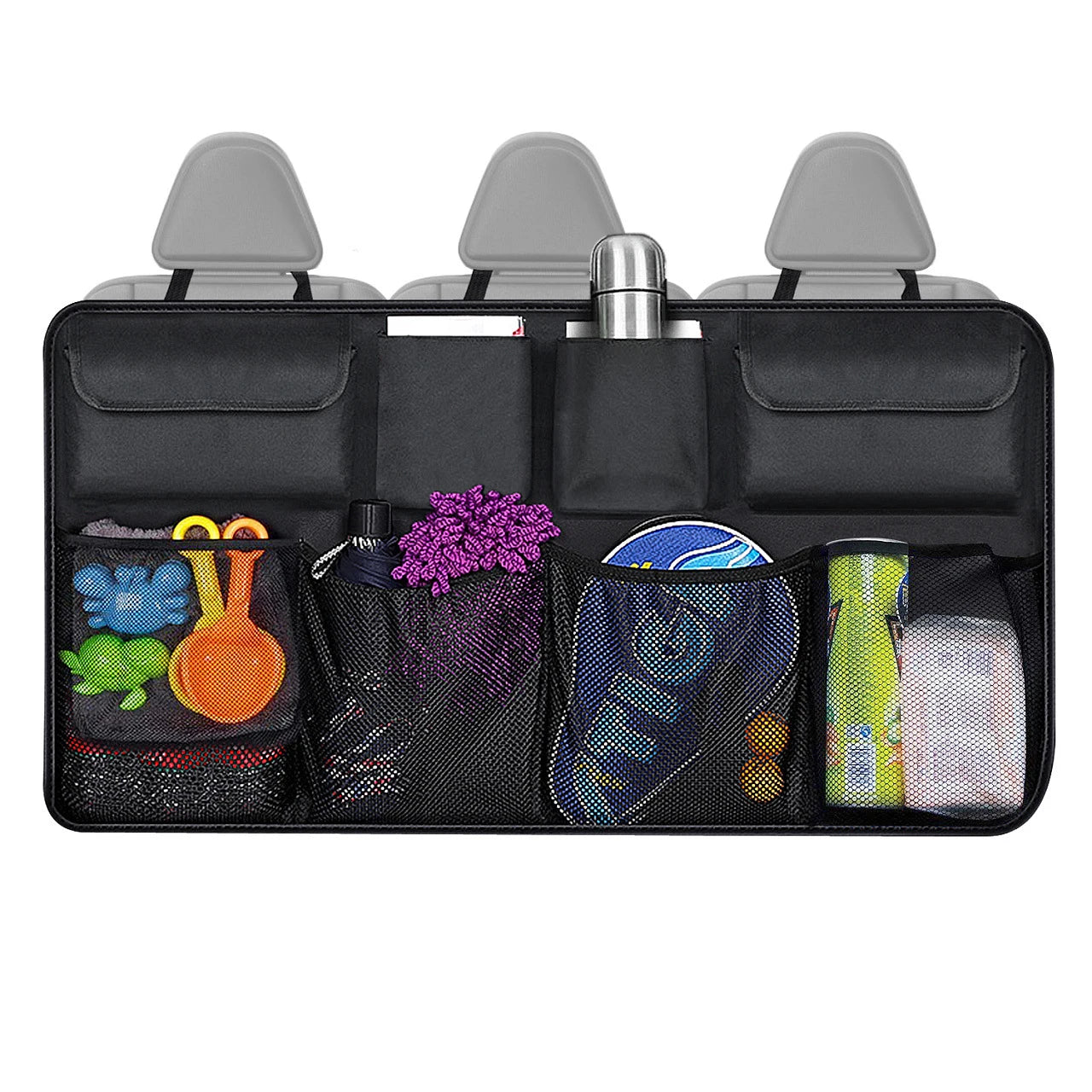 high Capacity Car Seat Back Storage Hanging Bag Car Waterproof Storage Storage Box Mesh Pocket Car Interior Supplies