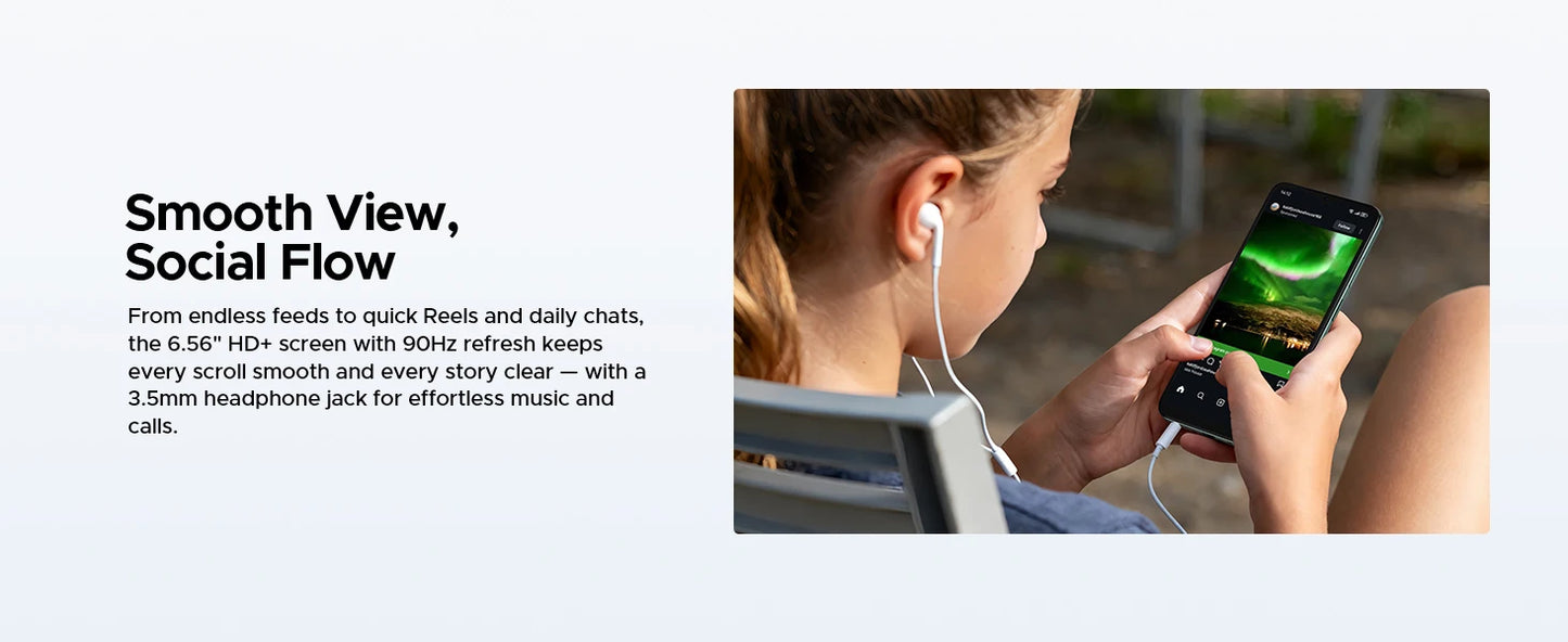 DOOGEE Note56 Pro Smartphone - 6150 mAh, Schnellladung, 6,56 Zoll