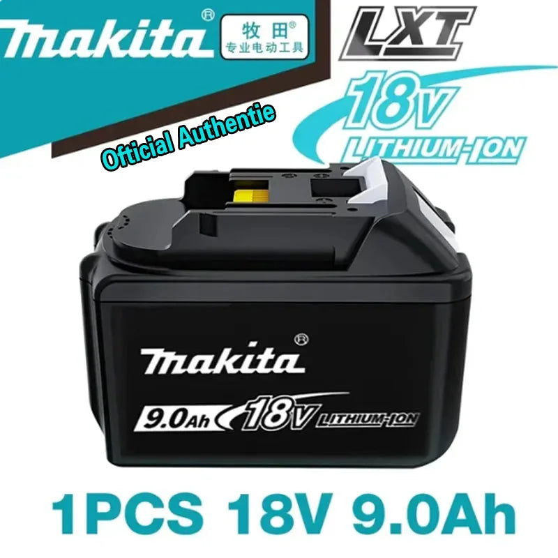 Makita 100% Original 18V Rechargeable Power Tool Battery 6Ah/5Ah/9Ah 18V BL1830 BL1850 BL1840 BL1860，Replaceable LED Lithium-ion
