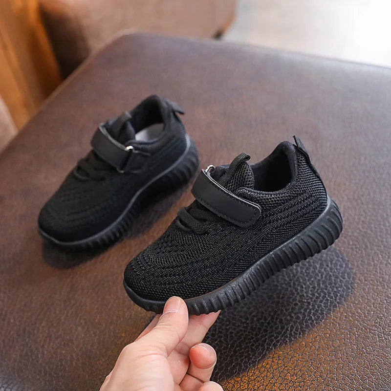Kinder Schuhe 2025 - Frühling Sommer Kids Sneakers - Weich Atmungsaktiv Mesh Jungen Mädchen Schule Outdoor Sport