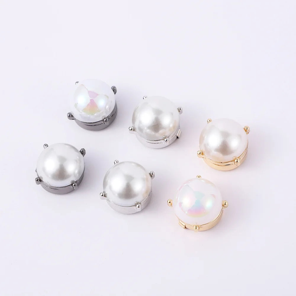Neu Fashion Perlen Manschettenknöpfe 2025 - Herren Hemd Buttons Cuff Links - Luxus Hochzeit Business Schmuck Accessories High-Quality