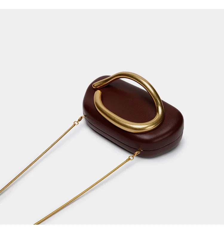 stylish mini chain purse women retro shoulder bag