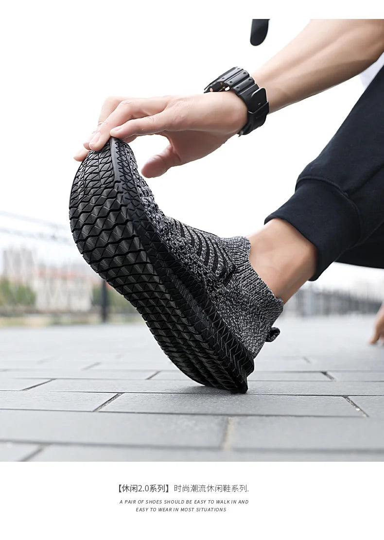 Men Shoes Lightweight Sneakers Men Fashion Casual Walking Shoes Breathable Slip on wear-resistant Mens Loafers Zapatillas Hombre