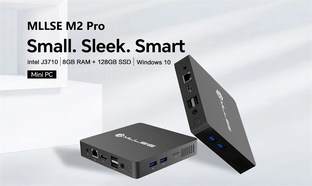 Mini PC compact MLLSE M2 Air - 128 GB ROM, N4000, 6 GB RAM