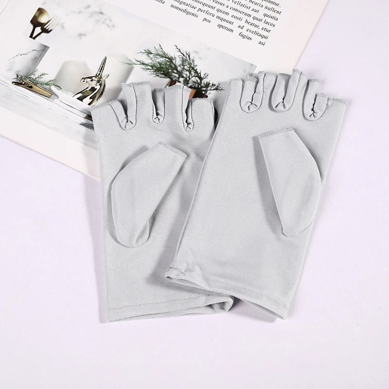 KuZHEN Anti UV Handschuh Fingerlos - Einheitsgröße, Leicht
