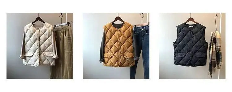 SITMCF Weste ärmellose Steppjacke - warm, Taschen S-XL