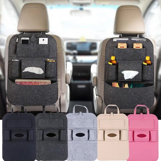 RPXBGUCKARHGH Sitzrücken Organizer - 6 Taschen Filz