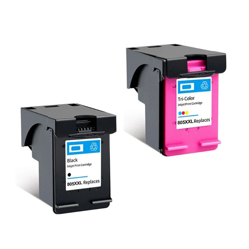 F3KE 805XL XXL Color Inkjet Ink Cartridge for HP DeskJet 1210 1212 2330 2332 2335 Printer Large Ink for Extended Printing