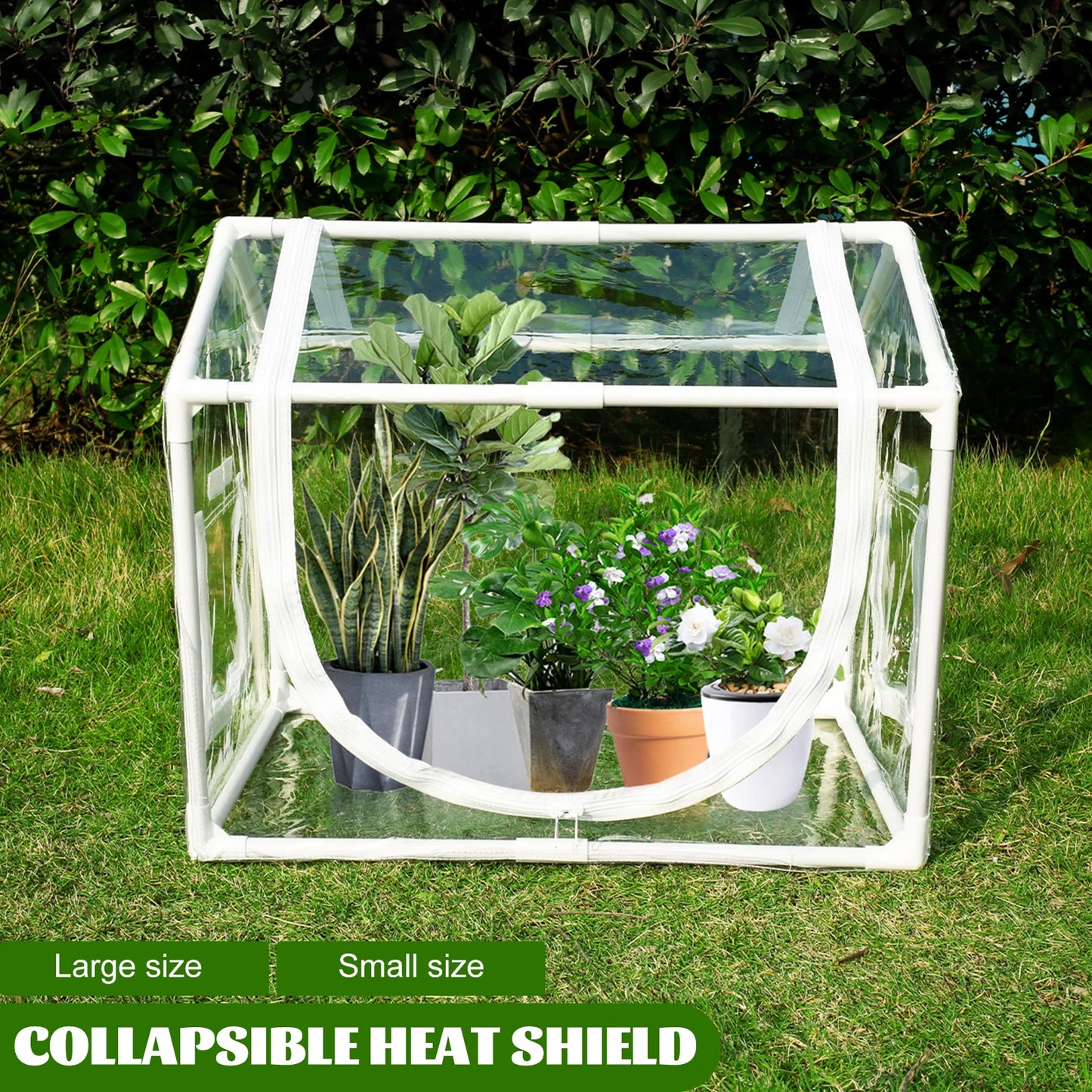 Gewächshaus-Zelt 2025: Transparent PVC Indoor-Portable - Thermostatic Growing Collection