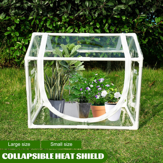 Gewächshaus-Zelt 2025: Transparent PVC Indoor-Portable - Thermostatic Growing Collection
