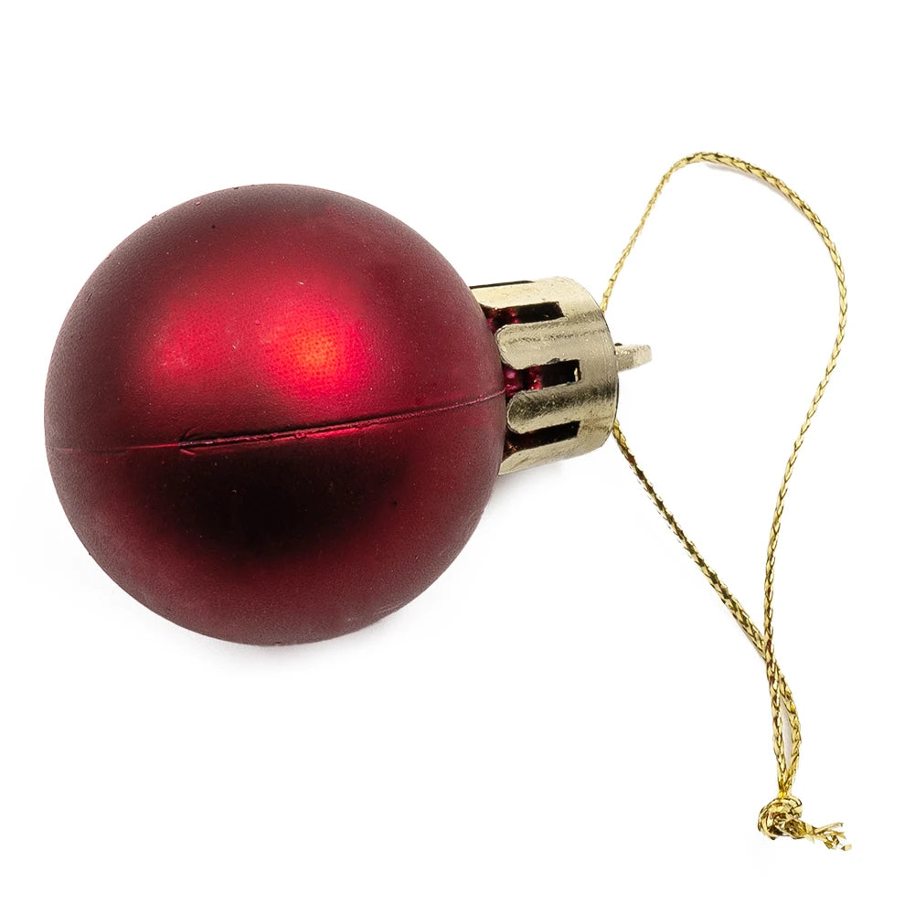 Choice Christbaumkugeln Kunststoff - 24 Stück, Ø3 cm