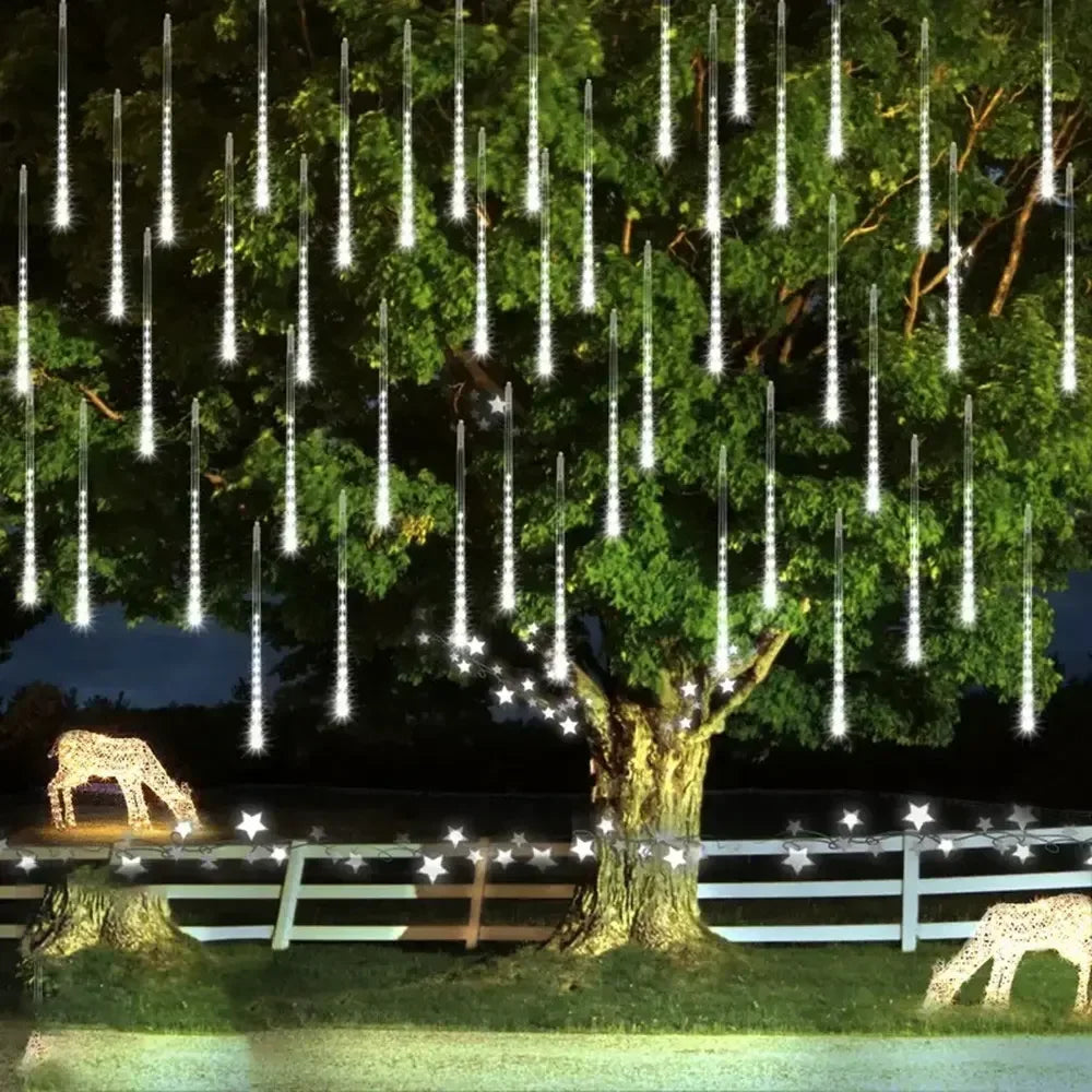 LOUCUNGAN USB Meteor Shower Lichterkette - 5V, <60 lm, Kompakt