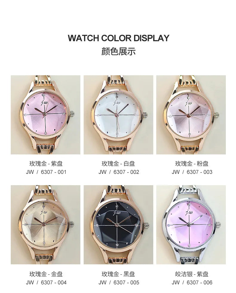 Retro Strass Uhr 2025 - Frauen Armband Uhren Elegant Roségold - Damen Luxus Quarz Armbanduhr Relojes Para Mujer