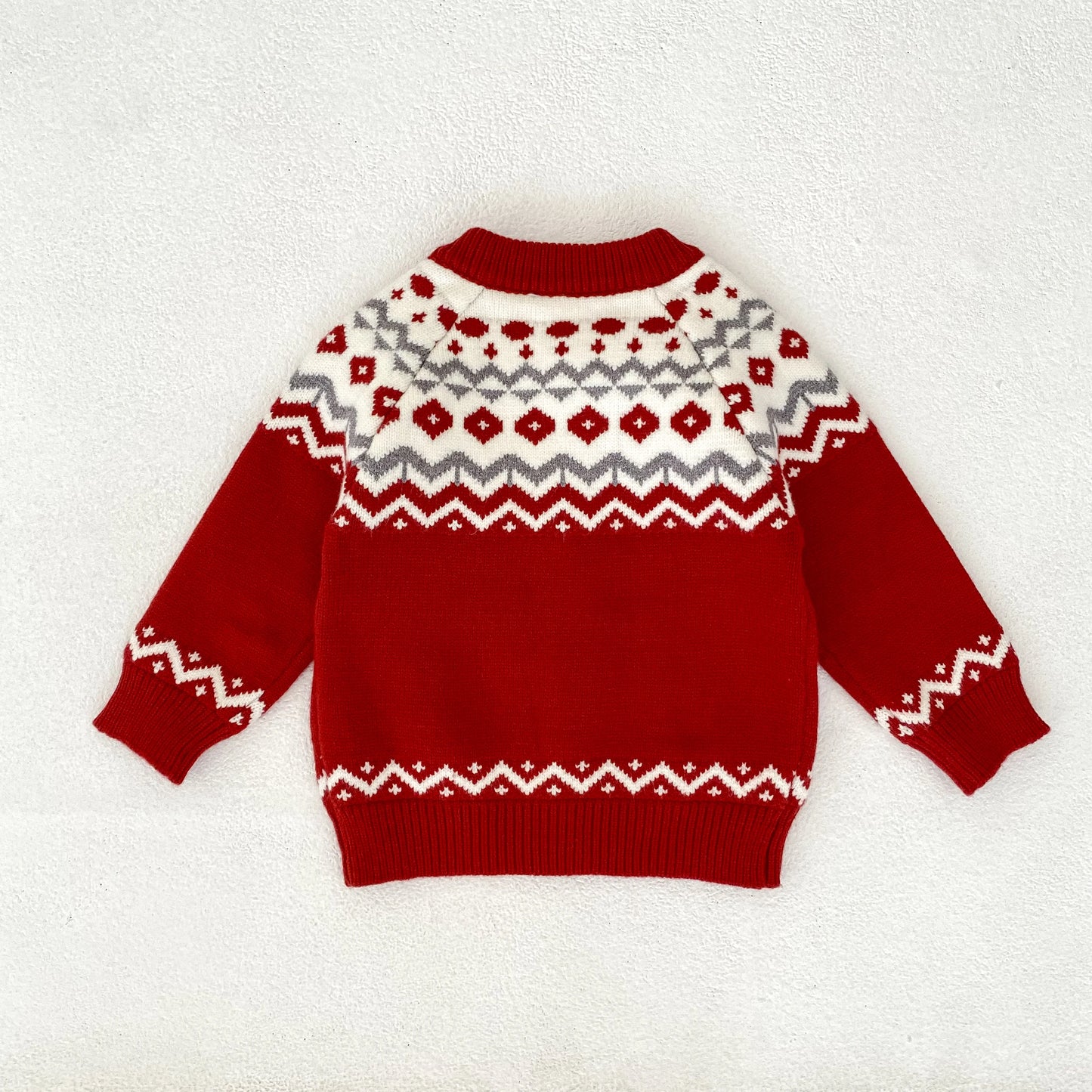 YSUBESTCN Kinder Strickjacke - Warmes Strickoberteil Für Kleinkinder, Größe 0-2 Jahre, Material Wolle, Verschluss Knopf