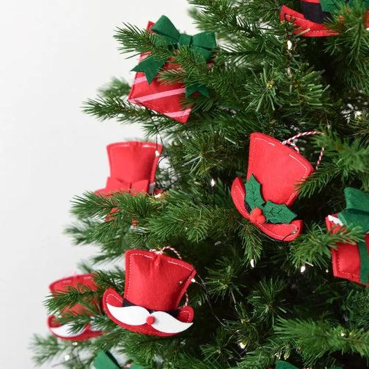 Gift Box Handgemachter Mini Weihnachtsschmuck - Größe 3 cm Material Holz