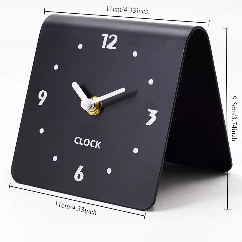 Cream Desktop Living Room Home Clock Modern Creative Desktop Clock Silent Ornament