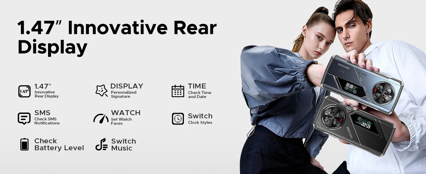 DOOGEE V40 Pro Robustes Gaming Smartphone - 8600 mAh 33W 6,78 Zoll