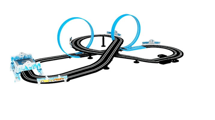 Railway Track Toy Set Racing Track Electric Double Remote Control Car Interactive Autorama Circuit Voiture Toy For Boy Children