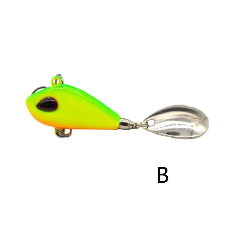 OUTKIT Neuer Metall Mini VIB Mit Löffel Angelköder 6g10g17g25g 2cm Angel Tackle Pin Crankbait Vibration Spinner Sinkend Köder