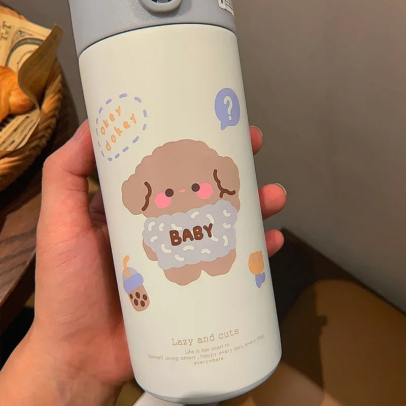 SMHXIANGQIANJIN Thermosflasche Vakuum - 380ml Edelstahl