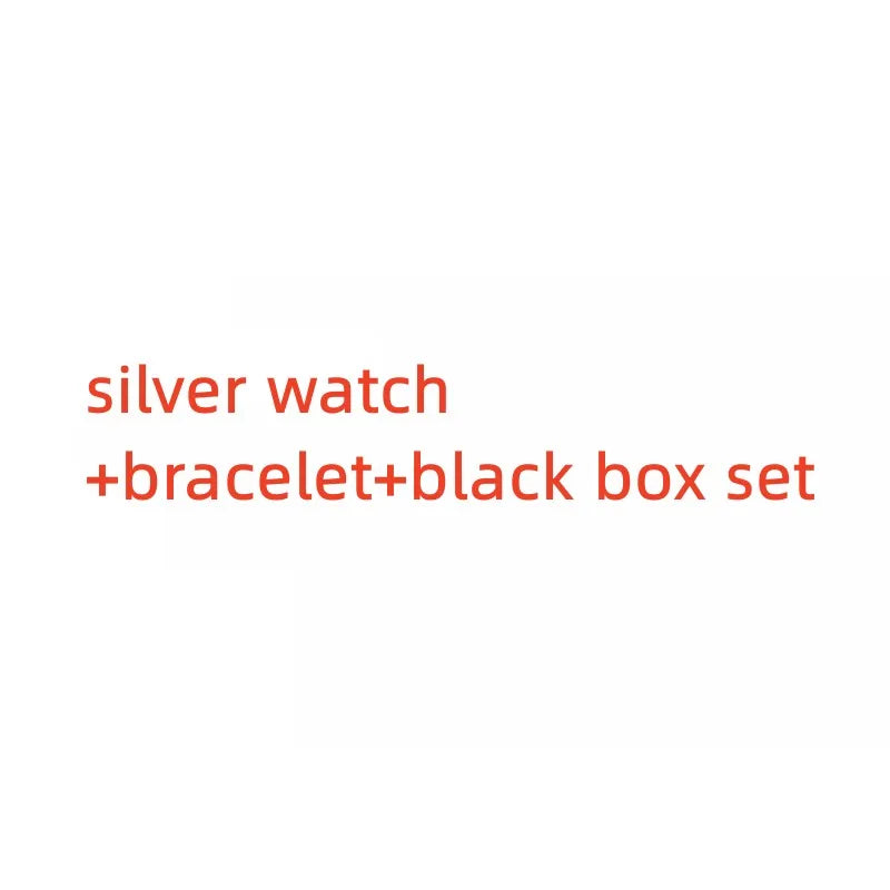 Luxus Damen Glänzende Armbanduhren 2-teiliges Set - Roségold Uhr Mode Damen Elegante Quarz Diamant Armbanduhr