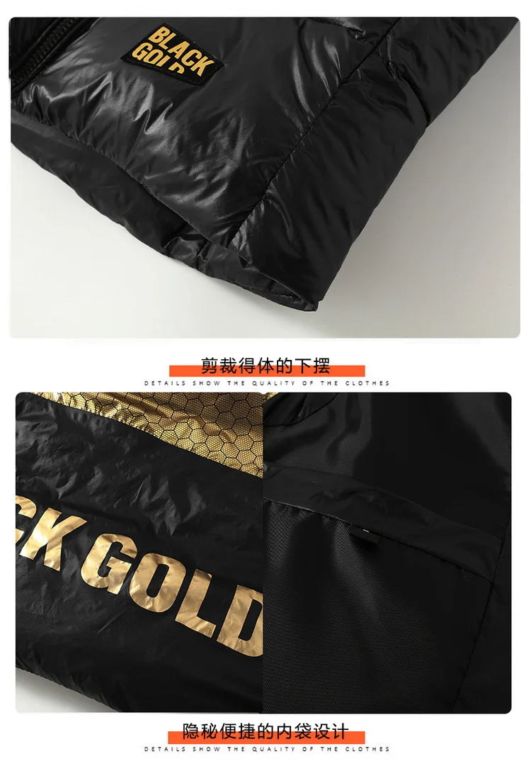 MAINKULCN Gepolsterte Baumwollweste Mit Kapuze - Reißverschluss, Baumwolle, Größen M XXL