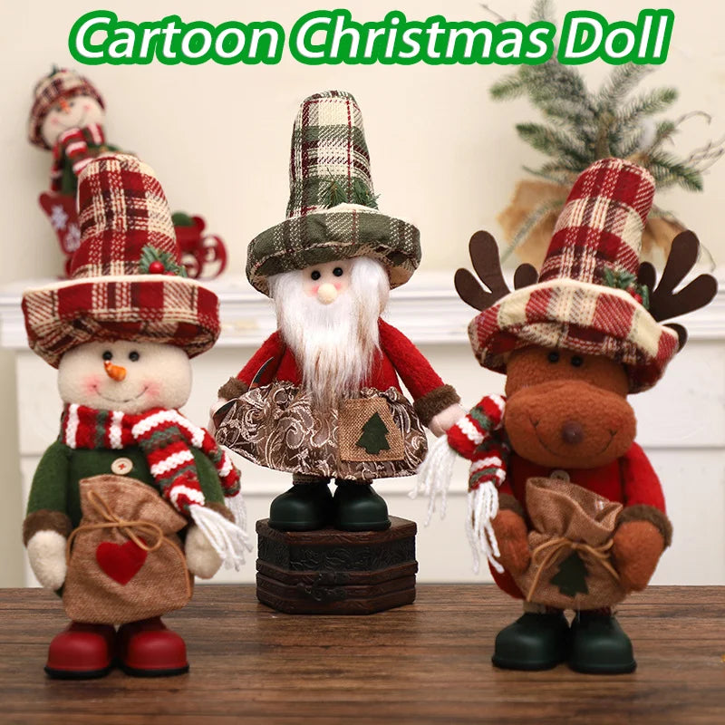 FestArt Dekofiguren Leinen Hochhut - Kapazität 2 Figuren, Größe 18 cm