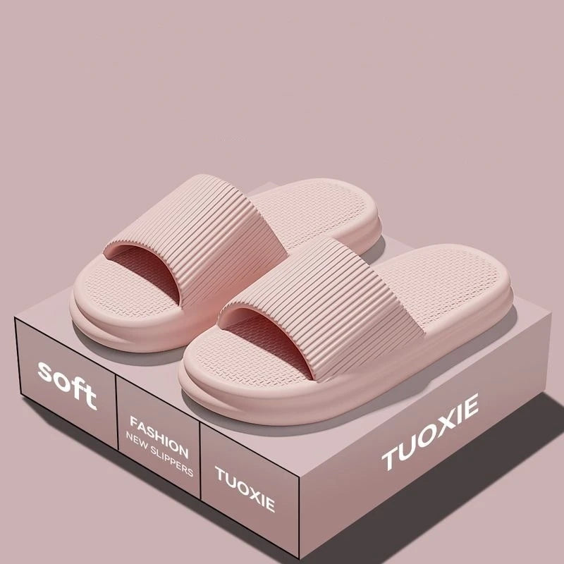 Frauen Sommer Prägnant EVA Hausschuhe Männer Weich Heim Slides Paare Badezimmer Rutschfest Sandalen Erwachsene Komfortabel Outdoor Strand Schuhe
